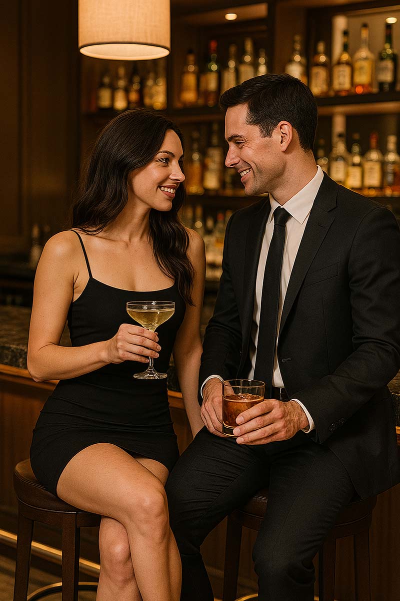Mature couple on a casual sex date